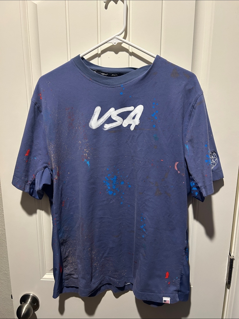 Nike Navy Blue USA Graphic Short-Sleeve Tee